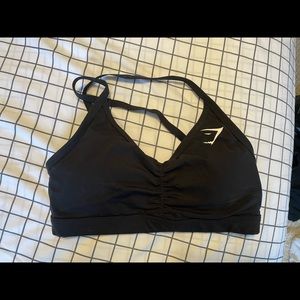 Gymshark Ruched Bra black